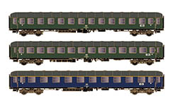 095-H43040 - H0 - 3er Set Personenwagen DB, Ep.VIa, D1213
